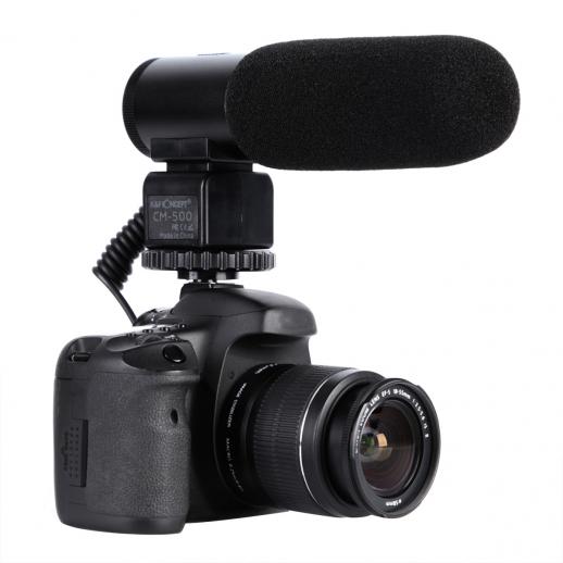CM-500 Shotgun Microphone for DSLR Camera Video Photography