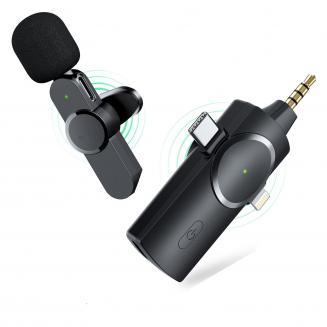 J13 One for Two, Wireless Lavalier Microphone for iPhone 14 pro, Plug and  Play, with Charging Case, for Interviews, Video Recording, Tiktok, Live -  KENTFAITH