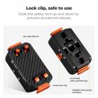 K&F Concept 1Pcs Magnetic Quick Release Adapter Mount Compatible with Insta360 X5, with 1/4 Screw Hole/Adapter Connection/Safety Lock, Aluminum Alloy Bracket Expansion Base Stand for Ace Pro 2