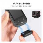 K&F Concept マグネット式クイックリリースマウント Insta360 X5対応、安全ロック付きアルミニウム合金ブラケットベース/三脚、自撮り棒スタンド、アクションカメラVlogアクセサリー用1/4インチネジ穴