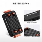 K&F Concept マグネット式クイックリリースマウント Insta360 X5対応、安全ロック付きアルミニウム合金ブラケットベース/三脚、自撮り棒スタンド、アクションカメラVlogアクセサリー用1/4インチネジ穴