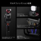 K&F CONCEPT メタルカメラケージ（DJI Osmo 360アクセサリー対応）、アルミニウム合金製保護ケース｜シリコンレンズカバー付き｜コールドシューマウント2個付き拡張フレーム｜充電インターフェース内蔵