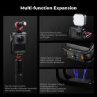 K&F CONCEPT Metal Camera Cage Compatible with DJI Osmo 360 Accessories, Aluminum Alloy Protective Case | with Silicone Lens Cover | Expansion Frame with 2 Cold Shoe Mount | Built-in Charging Interface