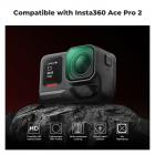 K&F CONCEPT Upgrade Screw On PL Filter Compatible with Insta360 Ace Pro 2, Polarizing Anti-Glare Reduce Reflections Polarizer Filter, Top Optical Glass with Multi-Coated Filter