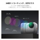 K&Fコンセプト ブラックディフュージョン1/4フィルター（Insta360 Go Ultra対応）、クリエイティブミストシネマティックエフェクトフィルター、マルチコーティング/光学ガラス/アルミニウム合金フレーム