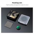 K&F Concept Black Diffusion 1/4 Filter Compatible with Insta360 Go Ultra, Creative Mist Cinematic Effect Filter, Multi-Coated/Optical Glass/Aluminum Alloy Frame