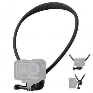 K&F CONCEPT Neck Mount with Air Cushion, Camera POV Mount for Hands-Free POV Vlogging for GoPro Hero 13/12/11/10/9/8/7/6/5/4/MAX, Insta 360 Ace Pro 2, DJI Osmo 360 Nano Action 3/4/5 Pro, AKASO