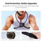 K&F CONCEPT Neck Mount with Air Cushion, Camera POV Mount for Hands-Free POV Vlogging for GoPro Hero 13/12/11/10/9/8/7/6/5/4/MAX, Insta 360 Ace Pro 2, DJI Osmo 360 Nano Action 3/4/5 Pro, AKASO