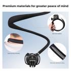 K&F CONCEPT Neck Mount with Air Cushion, Camera Holder with 1/4" Adapter, Hands-Free POV Vlogging for GoPro Hero 13/12/11/10/9/8/7/6/5/4/MAX, Insta 360 X5/X4/Ace Pro 2, DJI Osmo Nano Action 3/4/5 Pro