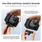 K&F CONCEPT Magnetic Quick Release Adapter Mount Compatible with Insta360 GO Ultra, Expansion Base Stand with 1/4 Screw Hole/Foldable Connector for Tripod, Selfie Stick, Action Camera Accessories