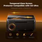 K&F CONCEPT 3Pack Screen Protector Compatible with Insta360 GO Ultra, 2.5D Curved Edge Protection High Definition Tempered Glass 9H Hardness Anti-Scratch Anti-Bubble, Go Ultra Action Camera Accessories