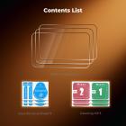 K&F CONCEPT 3Pack Screen Protector Compatible with Insta360 GO Ultra, 2.5D Curved Edge Protection High Definition Tempered Glass 9H Hardness Anti-Scratch Anti-Bubble, Go Ultra Action Camera Accessories