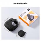 K&F Concept Black Silicone Sleeve Case Compatible with Insta360 Go Ultra Camera Accessories, Soft Protective Case with Lens Cover, Memory Card Side Open, All-Round Protect Action Camera Accessories