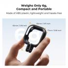 K&F CONCEPT Expansion Cage Frame Compatible with Insta360 Go Ultra Action Camera Accessories, with 1/4" Thread Adapter, Bracket Action Mount Set for Tripod, Selfie Stick, Bike, Car, Helmet, Chin Mount