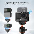 K&F CONCEPT Magnetic Quick Release Adapter Mount Compatible with DJI Osmo Nano/Osmo Action 6, Expansion Stand with 1/4 Screw Hole/Foldable Connector/Quick-Release Buckle, Action Camera Accessories