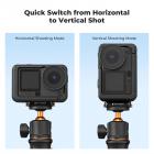 K&F CONCEPT Magnetic Quick Release Mount Compatible with DJI Osmo Action 6/Osmo Nano, Aluminum Alloy Bracket Extension Base with 1/4” Screw Hole for Tripod, Selfie Stick, Action Camera Accessories