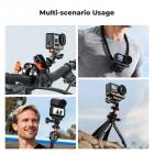 K&F CONCEPT 1 Pack Magnetic Adapter Mount for DJI Osmo Nano/Osmo Action 6, Quick Release Extension Base Bracket for Tripod,Selfie Stick, Magic Arm, Action Camera Vlogging Accessories