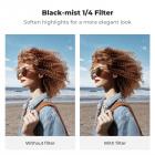 K&F CONCEPT Black Diffusion 1/4 Filter Compatible with DJI Osmo Nano Standard Combo, Cinematic Effect Filter with 28 Multi-Layer Coatings for Video/Vlog/Portrait Photography