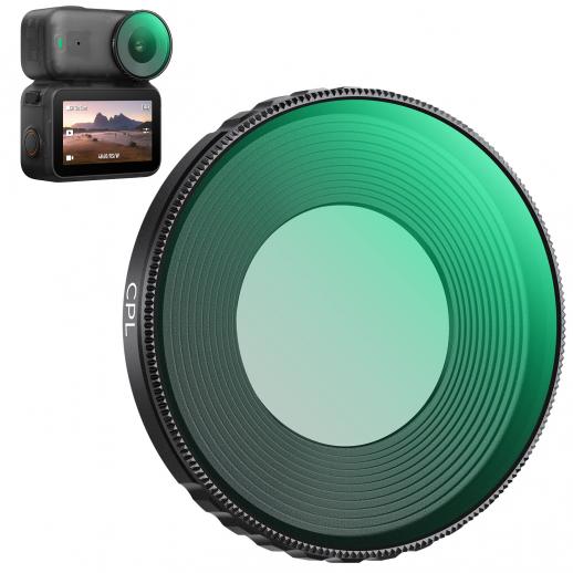 K&F CONCEPT CPL Filter Compatible with DJI Osmo Nano Standard Combo, Mini Camera Circular Polarizer Polarizing Camera Lens Filter, Multi-Coated HD Optical Glass
