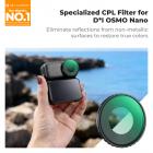K&F CONCEPT CPL Filter Compatible with DJI Osmo Nano Standard Combo, Mini Camera Circular Polarizer Polarizing Camera Lens Filter, Multi-Coated HD Optical Glass