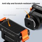 K&F CONCEPT Cold Shoe Mount Compatible with DJI Osmo Nano/Osmo Action 6, Action Camera Magnetic Quick Mount Holder, Tripod Adapter Hot Shoe Camera Connector with 1/4" Screw Hole