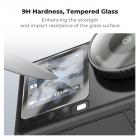 K&F CONCEPT Screen Protector for DJI OSMO Action 6 Camera + Lens cap Cover 0.3mm 9H Hardness Tempered Glass Protector, Anti-Scrach Anti-Bubble(2-pack)