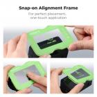 K&F CONCEPT AR(Anti-reflection) Screen Protector for DJI OSMO Action 6 Camera + Lens cap Cover+ Alignment Frame, 0.3mm 9H Hardness Tempered Glass Protector, Anti-Scrach Anti-Bubble