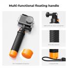 K&F CONCEPT 60M/196FT Waterproof Case with Floating Handle Kit Compatible with DJI Osmo Action 6, Underwater Housing with Cold Shoe Mount|Anti-Fog Sheet,Deep Diving Scuba Protective Shell