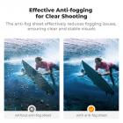 K&F CONCEPT 60M/196FT Waterproof Case with Floating Handle Kit Compatible with DJI Osmo Action 6, Underwater Housing with Cold Shoe Mount|Anti-Fog Sheet,Deep Diving Scuba Protective Shell