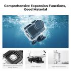 K&F CONCEPT 60M/196FT Waterproof Case with Floating Handle Kit Compatible with DJI Osmo Action 6, Underwater Housing with Cold Shoe Mount|Anti-Fog Sheet,Deep Diving Scuba Protective Shell