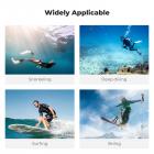 K&F CONCEPT 60M/196FT Waterproof Case with Floating Handle Kit Compatible with DJI Osmo Action 6, Underwater Housing with Cold Shoe Mount|Anti-Fog Sheet,Deep Diving Scuba Protective Shell