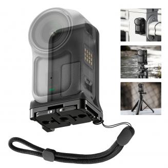 K&F CONCEPT Magnetic Vertical Shoot Adapter Compatible with DJI Osmo Nano/Xtra Atto, Strong Magnet Base Mount with Foldable Dual Claw, 1/4" Screw Interface, Hands-Free POV Mount for Vlogging