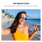 K&F CONCEPT Snap On Black Diffusion 1/4 Filter Compatible with DJI Osmo Action 6, Creative Mist Cinematic Effect Filters, Multi-Coated/Optical Glass/Aluminum Alloy Frame Action Camera Accessories