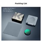 K&F CONCEPT Snap On Variable ND Filter Compatible with DJI Osmo Action 6, ND4-32 Limited Stops Neutral Density Light Reduction Filters Multi-Coated HD Optical Glass Action Camera Accessories