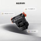 K&F CONCEPT プラスチック製コールドシューマウント（DJI Osmo Nano/Osmo Action 6対応）、アクションカメラ用マグネット式クイックマウントホルダー、三脚アダプター、ホットシューカメラコネクター