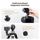K&F CONCEPT Plastic Cold Shoe Mount Compatible with DJI Osmo Nano/Osmo Action 6, Action Camera Magnetic Quick Mount Holder, Tripod Adapter Hot Shoe Camera Connector