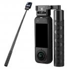 K&F CONCEPT Foldable Selfie Stick Compatible with Insta360 X5, 92.5cm/36.4inch Aluminum Alloy Extension Rod Invisible Pole, 1/4" Screw Mount Adjustable Handle Grip for Insta 360 X4/X3, DJI Osmo 360