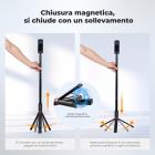 Treppiede K&F CONCEPT 2 in 1 per selfie stick invisibile da 66" per Insta360 X5/X4/X3/DJI Osmo 360, asta di estensione con impugnatura regolabile per GoPro, DJI Osmo Pocket 3/4, accessori per Osmo Action 5 Pro/6/4/3