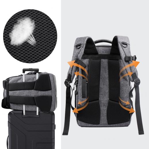 Adjustable Black/Orange Rucksack Bag With Raincover for Hasselblad X1D Camera 