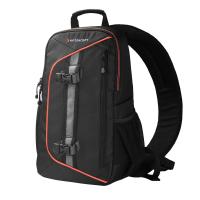 Camera Backpack DSLR/SLR Sling Camera Bag Fits 8-inch Laptop ，Waterproof with Adjustable Crossbody Strap and Removable Modular Inserts Compatible with Canon/Nikon/Sony/Olympus
