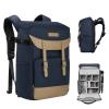 Camera Backpack 20L for Canon/Nikon/Sony/Olympus Camera, Lens, Drones, 15.6" Laptop, for Photography/Hiking/Travel