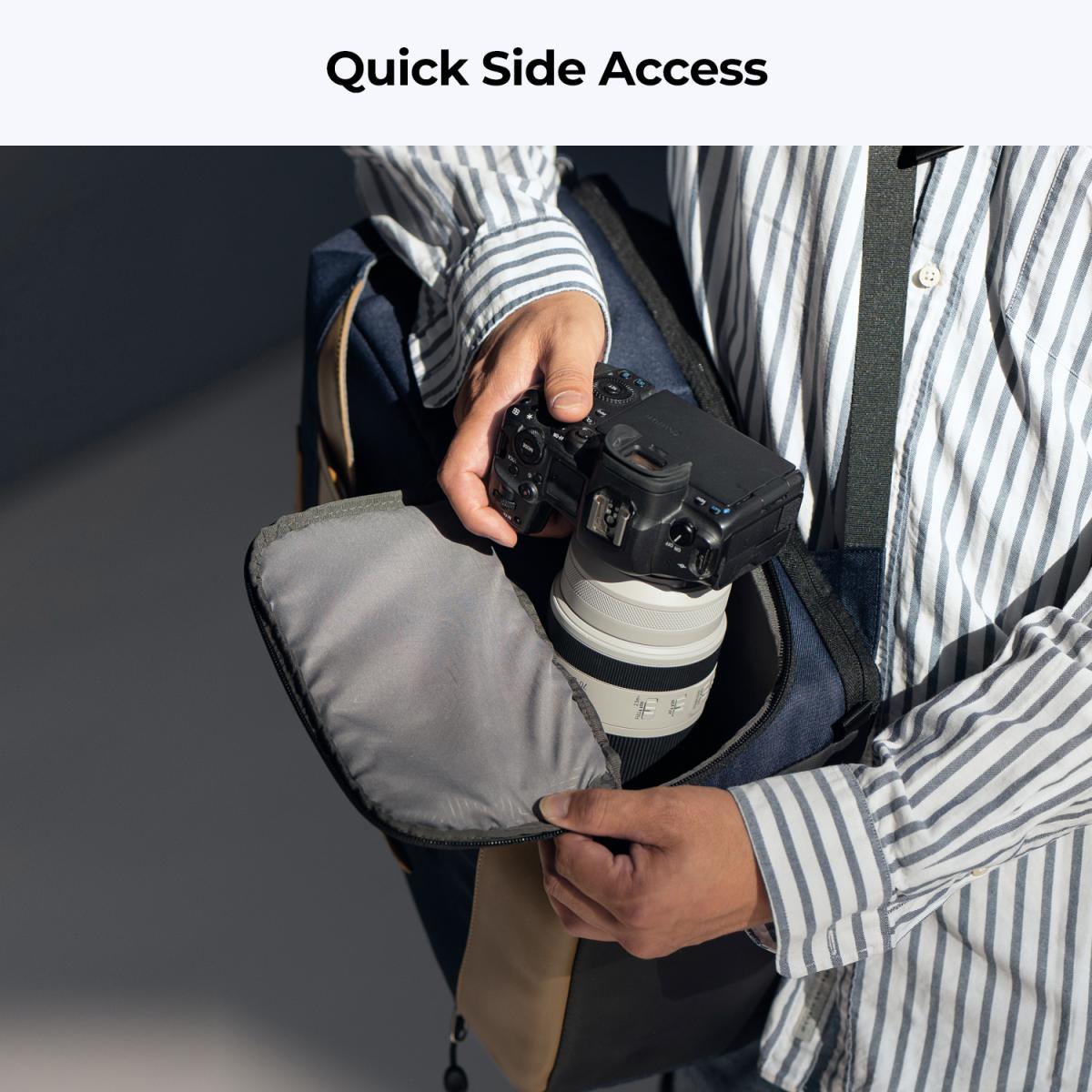 Camera Bag Backpacks 20L 02 (Dark Blue) K&F Concept KENTFAITH