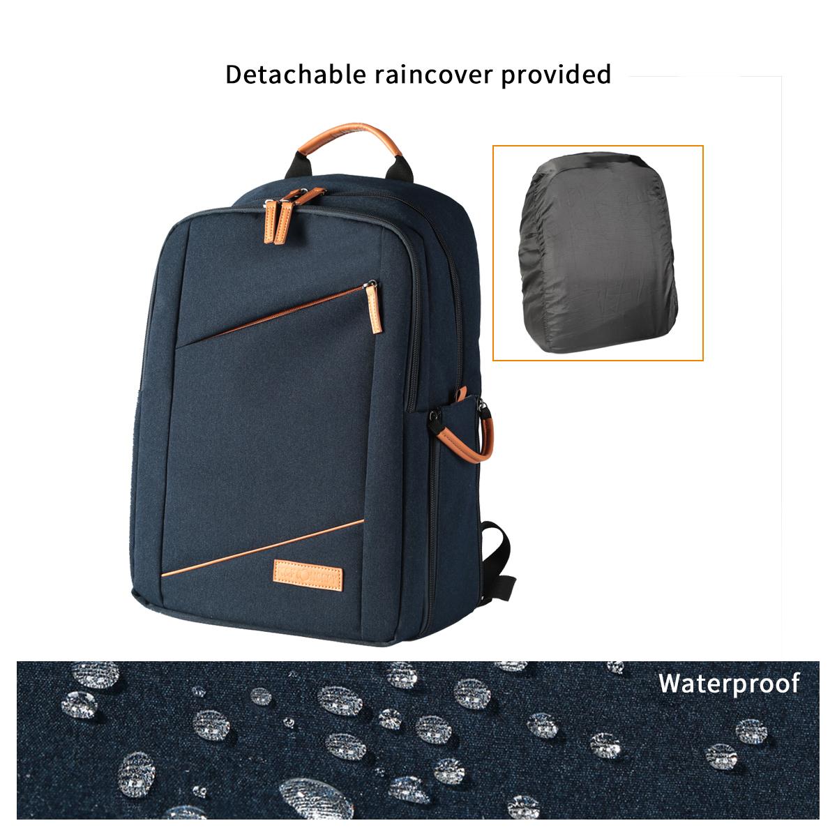 ファッションデジタル一眼レフカメラバッグ防水旅行バッグデジタル一眼レフカメラ、レンズアクセサリー（ブルー）