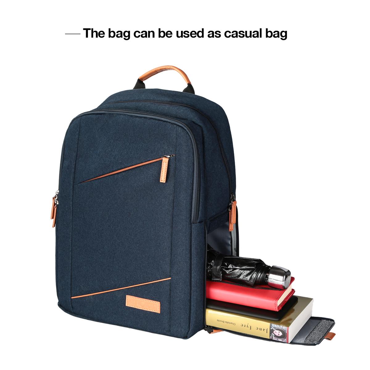 ファッションデジタル一眼レフカメラバッグ防水旅行バッグデジタル一眼レフカメラ、レンズアクセサリー（ブルー）