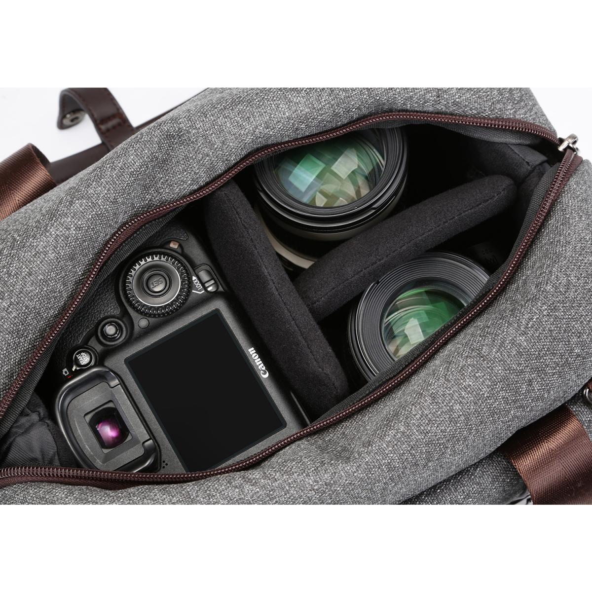 Camera Shoulder Bag, Messenger Bag for Camera Accessories, Waterproof