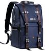 Camera Backpack 20L Waterproof DSLR/SLR Camera Bag Fits 15.6" Laptop, Tripod, for Men/Women Outdoor Photography/Hiking/Travel, Deep Blue