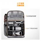 カメラバックパック 写真家用カメラバッグ 大容量カメラケース レインカバー付き 15～15.6インチ ノートパソコン用コンパートメント Canon / Nikon / Sony / DJI Mavic Drone対応 - バックパック 20L Urban Wander 01 (スチールグレー)