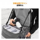 カメラバックパック 写真家用カメラバッグ 大容量カメラケース レインカバー付き 15～15.6インチ ノートパソコン用コンパートメント Canon / Nikon / Sony / DJI Mavic Drone対応 - バックパック 20L Urban Wander 01 (スチールグレー)