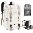 Camera Backpack Camera Bags for Photographers Large Capacity Camera Case with Raincover 15-15.6 Inch Laptop Compartment Compatible for Canon / Nikon / Sony / DJI Mavic Drone - Backpack 20L Urban Wander 01 (Beige)