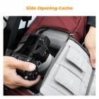 Camera Backpack Camera Bags for Photographers Large Capacity Camera Case with Raincover 15-15.6 Inch Laptop Compartment Compatible for Canon / Nikon / Sony / DJI Mavic Drone - Backpack 20L Urban Wander 01 (Red)